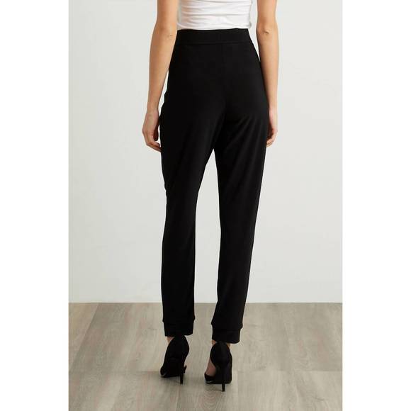NEW JOSEPH RIBKOFF drawstring waist pants in black - Picture 2 of 2